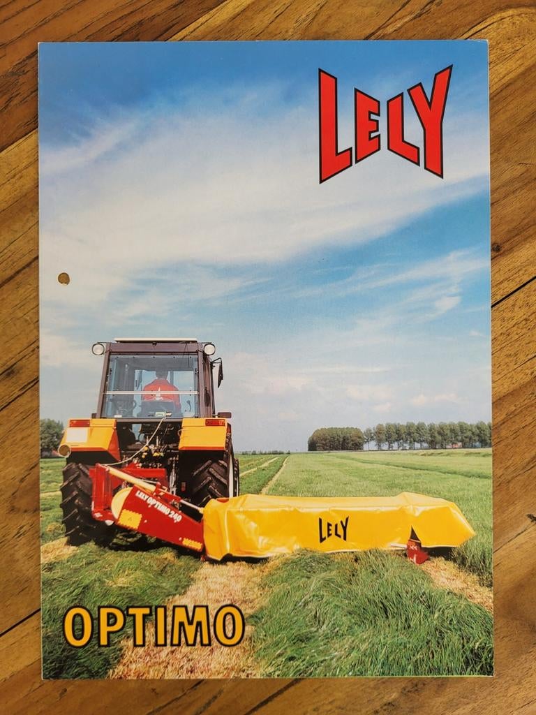 tractor folder Lely OPTIMO, Ophalen of Verzenden, Zo goed als nieuw