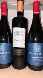 Trio van prachtige wijnen, Ophalen, Nieuw, Italië, Rode wijn