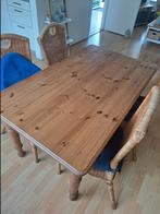 Grenen eettafel, Huis en Inrichting, Tafels | Eettafels, Ophalen, Gebruikt, 100 tot 150 cm, 50 tot 100 cm