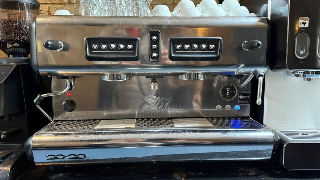 La San Marco 20/20 Space 2 Groups, Witgoed en Apparatuur, Koffiezetapparaten, Verzenden, ., 10 kopjes of meer, Koffiemachine