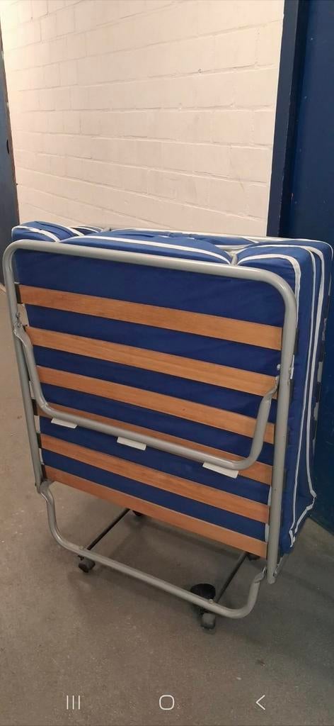 2x inklapbare bed, Ophalen of Verzenden, Eenpersoons, 90 cm