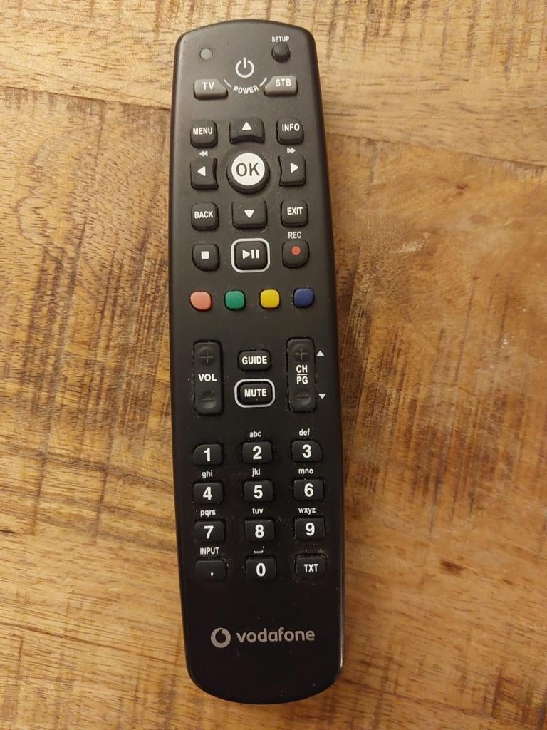 afstandbedienig vodafone, Philips, 50 Hz, Ophalen of Verzenden, Zo goed als nieuw