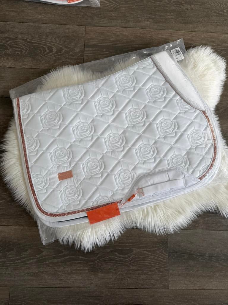 HorseGloss wit jumping zadel dek nieuw (ps of sweden anky), Dieren en Toebehoren, Ophalen of Verzenden, Zo goed als nieuw