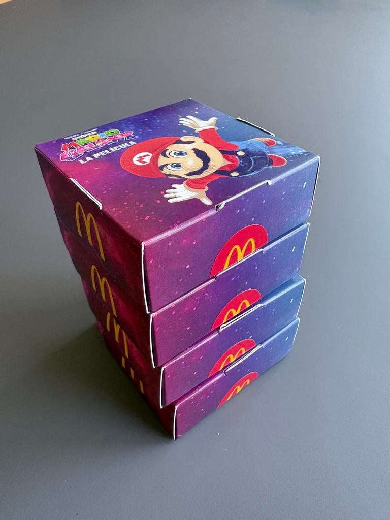 Super Mario Galaxy munt McDonald‘s 4X, Ophalen of Verzenden, Nieuw