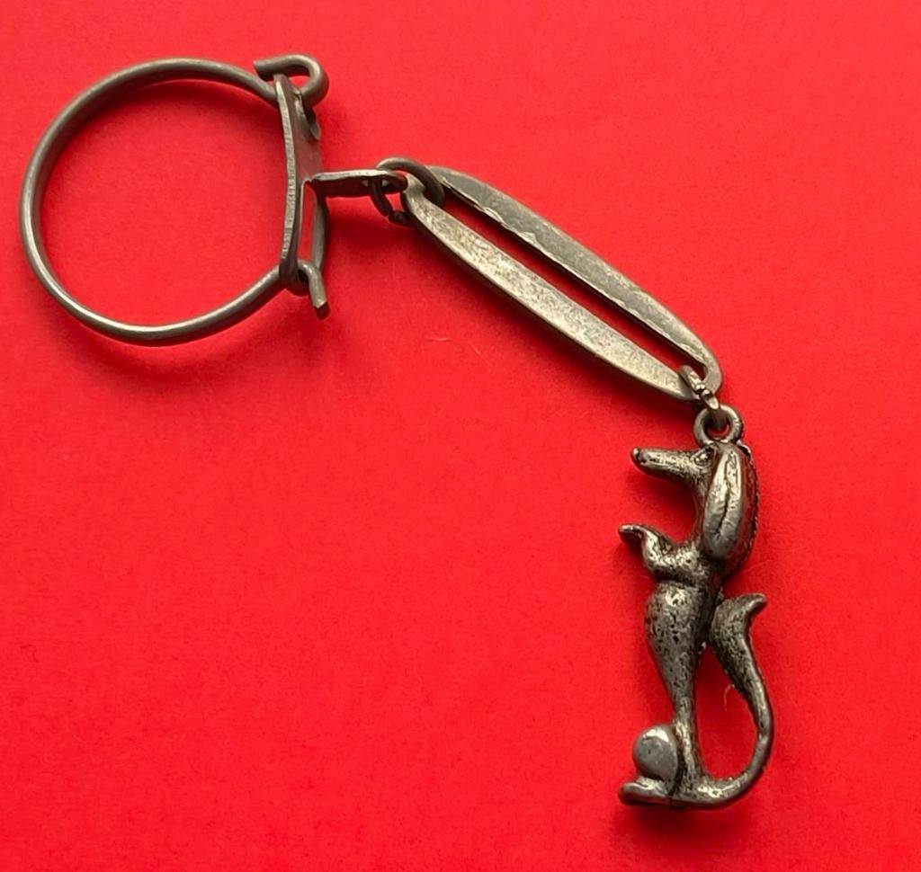 Teckel sleutelhanger, Ophalen of Verzenden, Zo goed als nieuw, Dier of Natuur