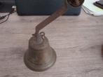 oude koperen deurbel nummer 18, Antiek en Kunst, Ophalen of Verzenden
