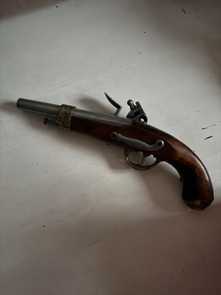 Replica pistool van Napoleon • Vuursteen pistool, Ophalen of Verzenden, Gebruikt