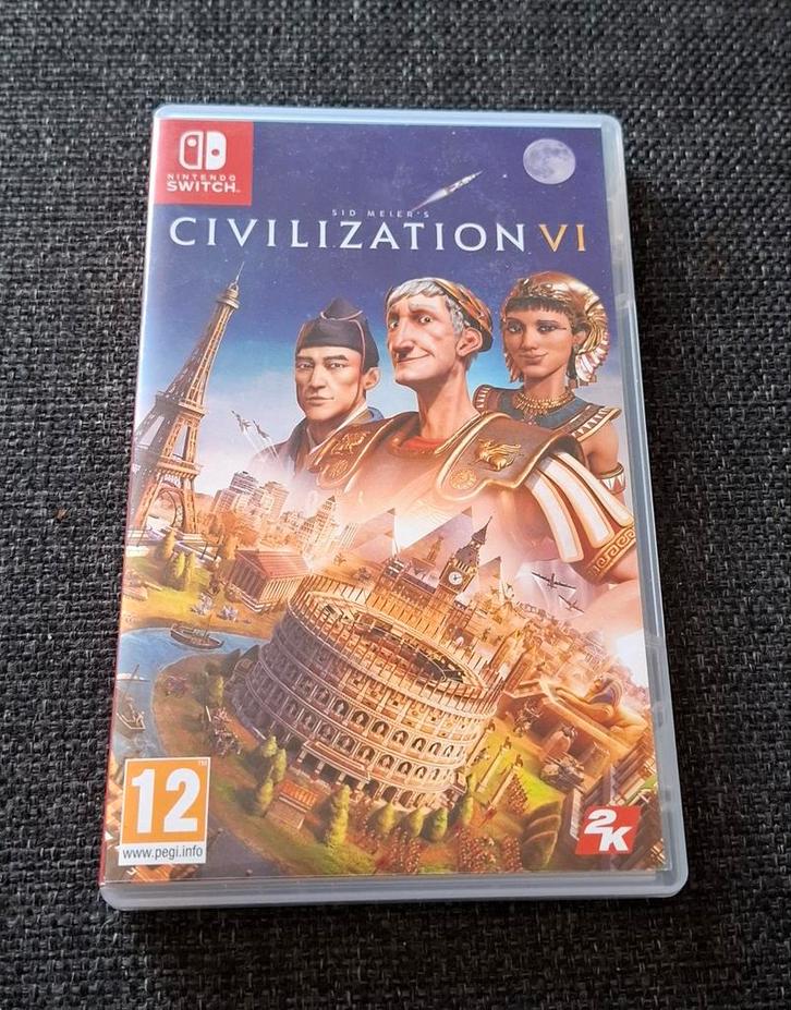 Sid Meier's Civilization VI - Nintendo Switch, Spelcomputers en Games, Games | Nintendo Switch, Zo goed als nieuw, Strategie en Constructie