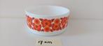 Vintage Arcopal Lotus schaal oranje 17 cm jaren 70, Huis en Inrichting, Keuken | Servies, Eu, Eu, Ophalen of Verzenden, Overige stijlen