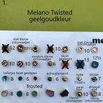 NIEUW:Melano TWISTED ZETTINGEN+Ringen+Armband+Ketting+Oorbel, IJzer of Staal, Nieuw, Ophalen of Verzenden, 17 tot 18