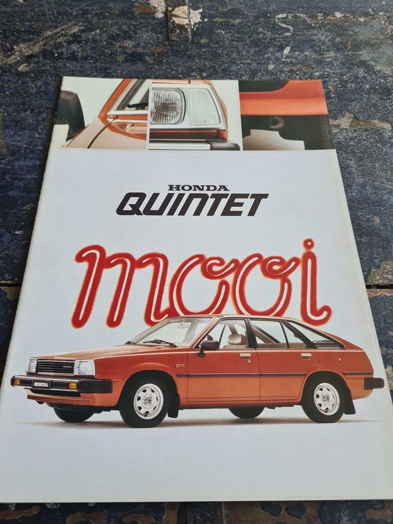 Honda Quintet  (2), Boeken, Auto's | Folders en Tijdschriften, Ophalen of Verzenden, Nieuw, Honda