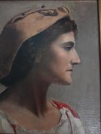 Portrait van een dame - Ecole de Paris- Gesigneerd, Antiek en Kunst, Verzenden