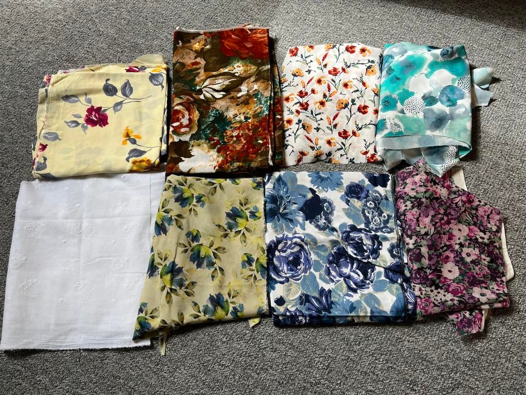 Restanten van lapjes voor knutsel projecten., Overige materialen, Overige kleuren, Nieuw, Ophalen of Verzenden