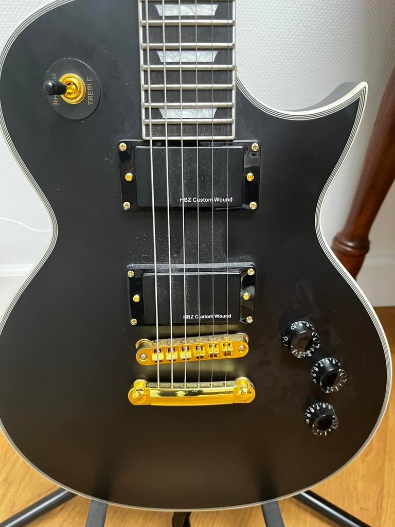 Harley Benton SC-1000 SBK Progressive Line les paul, Muziek en Instrumenten, Ophalen of Verzenden, Zo goed als nieuw, Solid body