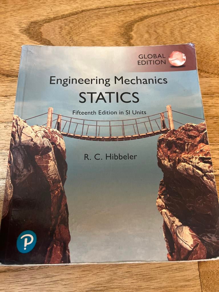 Engineering Mechanics: Statics - R.C. Hibbeler (15e editie), Ophalen of Verzenden, Zo goed als nieuw, Werktuigbouwkunde
