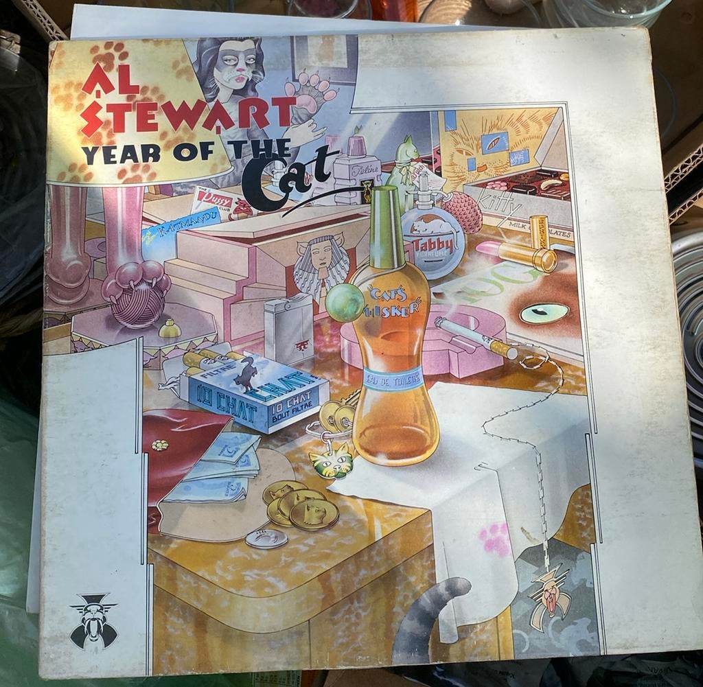 Al Stewart lp the hear of the cat, Ophalen of Verzenden, Gebruikt, 12 inch