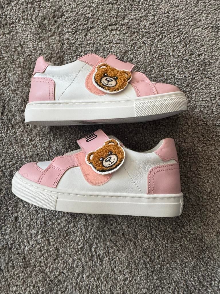 Nieuw Moschino Roze/Witte Sneakers maat 26 met Teddybeer, Kinderen en Baby's, Schoentjes, Meisje, Nieuw, Ophalen of Verzenden