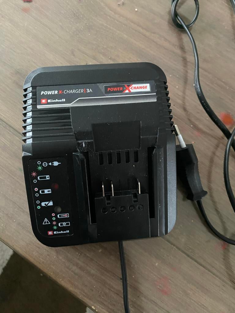 Einhell Power X-Charger 3A Oplader, Ophalen of Verzenden, Gebruikt