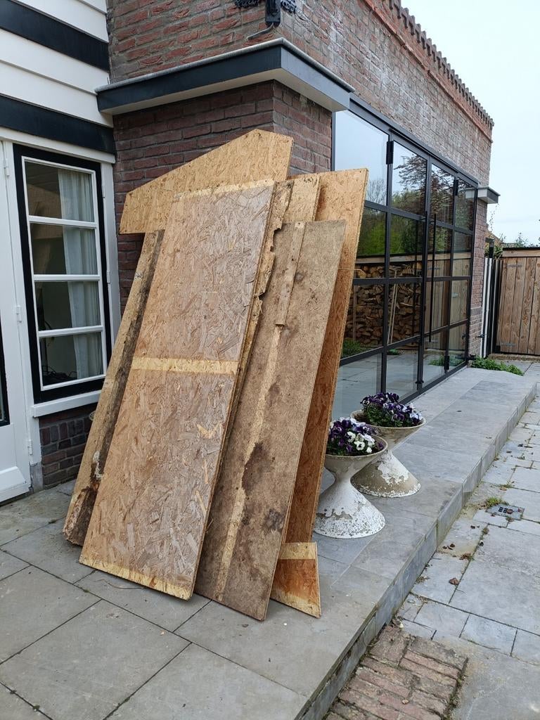 Osb platen gratis op te halen, Ophalen, Gebruikt, Minder dan 180 cm, Planken