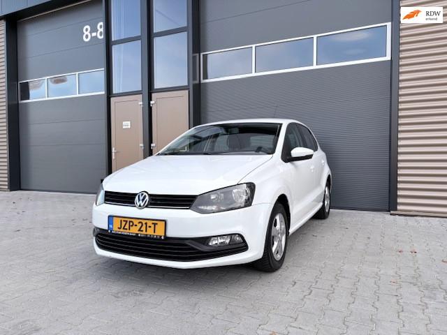Volkswagen POLO 1.0|75pk|Camera|Carplay|Airco|LMV|, Gebruikt, Euro 6, Wit, Bedrijf