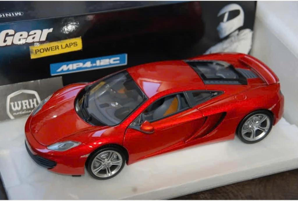 1:18 MCLAREN MP4 12C Top Gear Minichamps zie info WRH, Verzenden, Zo goed als nieuw, Auto, MiniChamps
