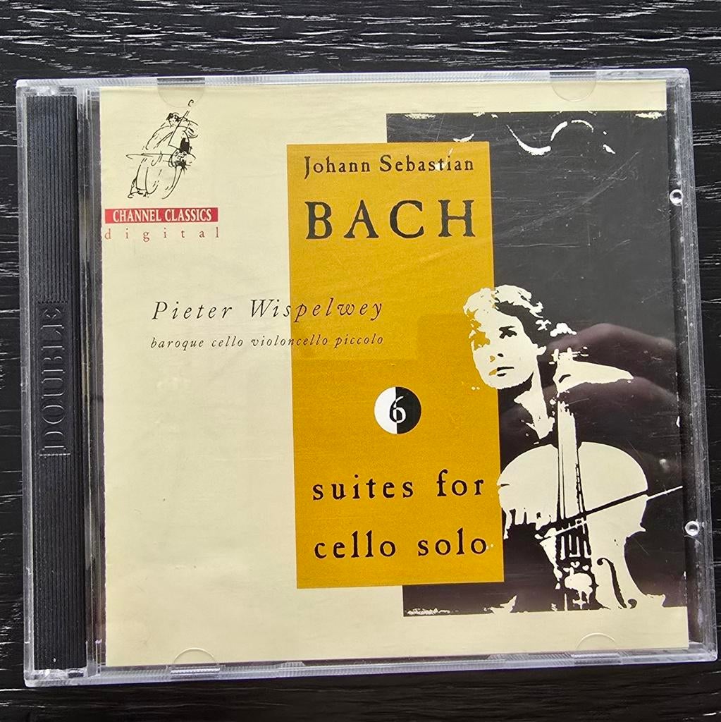 Bach Cellosuites - Pieter Wispelwey (dubbel-CD), Ophalen of Verzenden, Barok, Gebruikt, Overige typen