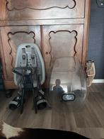 Yepp voorzitje met windscherm, Fietsen en Brommers, Fietsaccessoires | Fietsstoeltjes, Ophalen, Gebruikt, Voetsteuntjes, Voorzitje