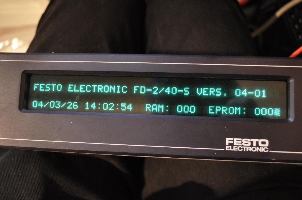 FESTO HMI display unit seriele ingang helder VFD characters, Hobby en Vrije tijd, Elektronica-componenten, Ophalen of Verzenden