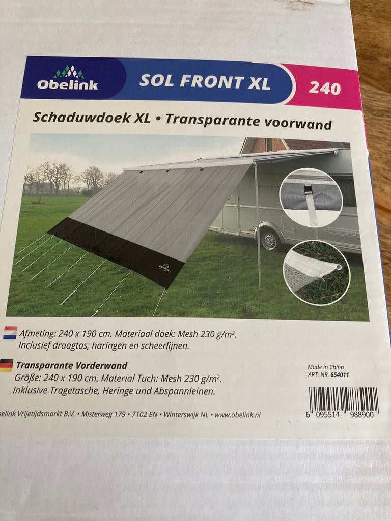 Luifeldoek/ schaduwdoek, Caravans en Kamperen, Ophalen of Verzenden, Nieuw