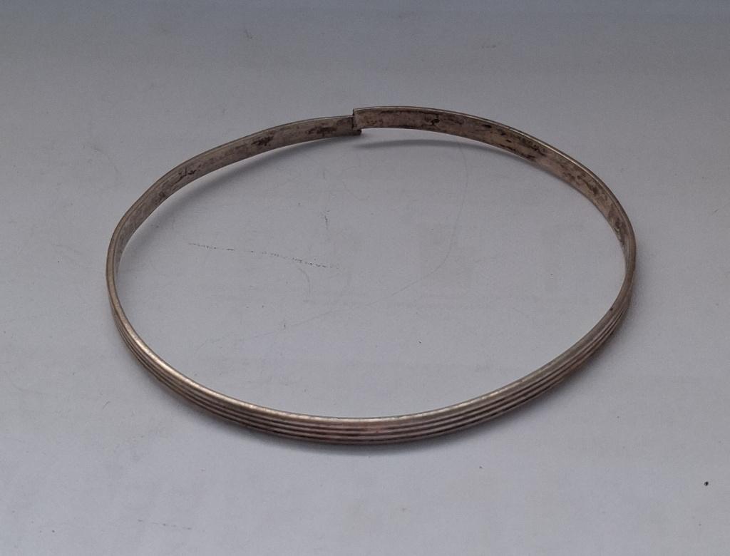 Slanke zilveren armband, gebroken, Sieraden, Tassen en Uiterlijk, Armbanden, Ophalen of Verzenden, Gebruikt, Zilver, Zilver