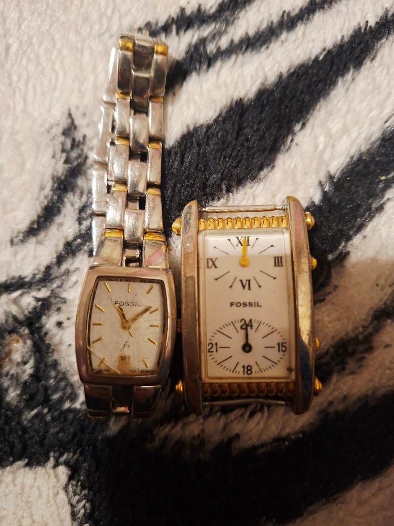 Fossil horloge, Sieraden, Tassen en Uiterlijk, Horloges | Dames, Ophalen of Verzenden, Zo goed als nieuw, Staal, Fossil