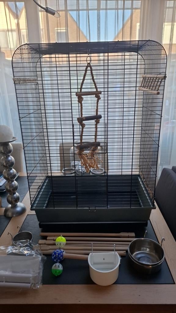 Vogelkooi, Ophalen, Metaal, Vogelkooi