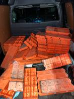 66x Voortent camping tegels kunststof 20x50 cm, Ophalen of Verzenden, Gebruikt