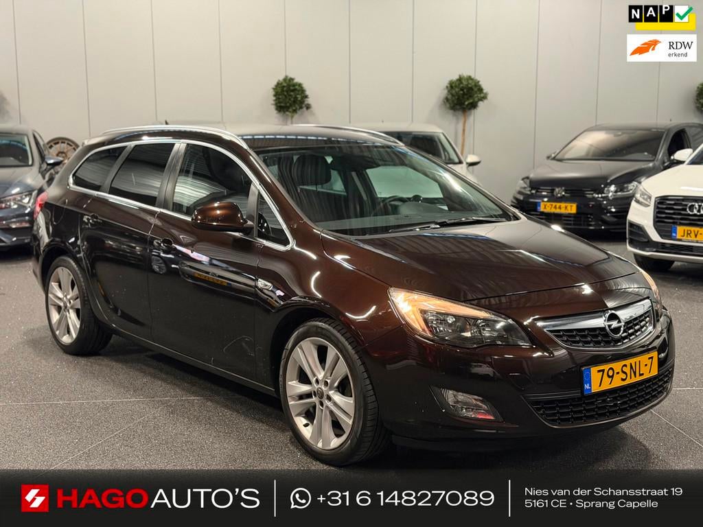 Opel Astra Sports Tourer 1.4 Turbo Sport NAVI/CRUISE/PDC/NAP, Euro 5, Stof, Gebruikt, 4 cilinders