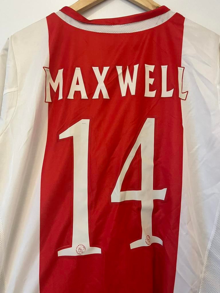 Vintage Maxwell nummer 14 2005-2006 Ajax shirt XL GEDRAGEN, Verzenden, Zo goed als nieuw, Ajax, Shirt