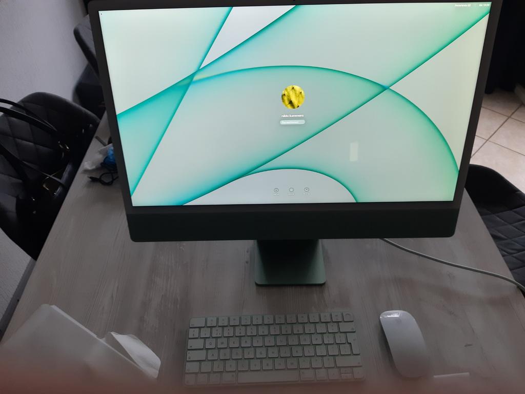 iMac m1 24 inch green 8 core GPU 8 core cpu, Ophalen, 256 GB, IMac, 24 inch