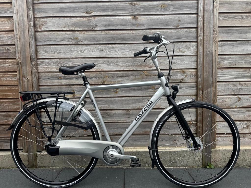 Nette herenfiets Gazelle Orange 57cm, Ophalen, Versnellingen, Zo goed als nieuw, 57 tot 61 cm