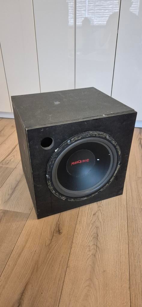 Subwoofer inclusief Versterker, Ophalen of Verzenden, Gebruikt, Subwoofer, Overige merken