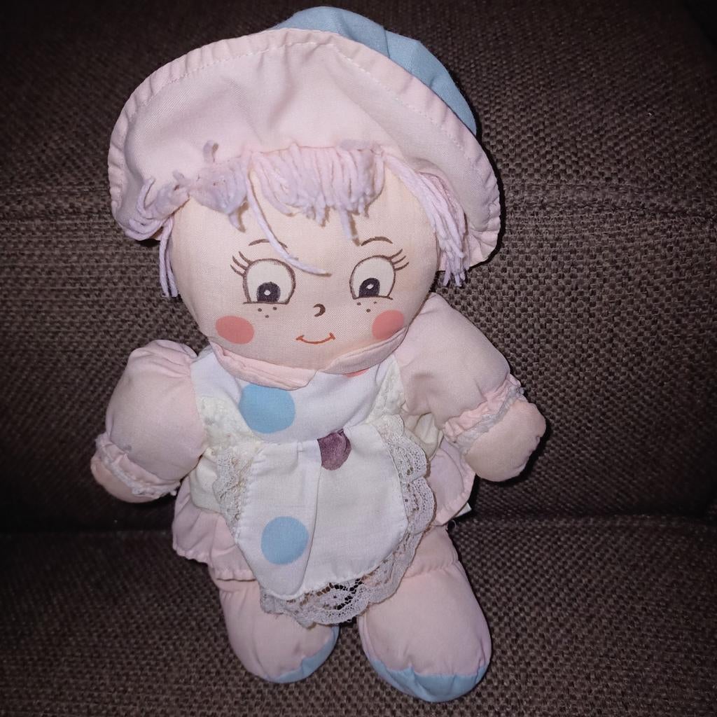Vintage difrax stoffen pastel popje., Gebruikt, Overige merken, Overige typen, Ophalen of Verzenden