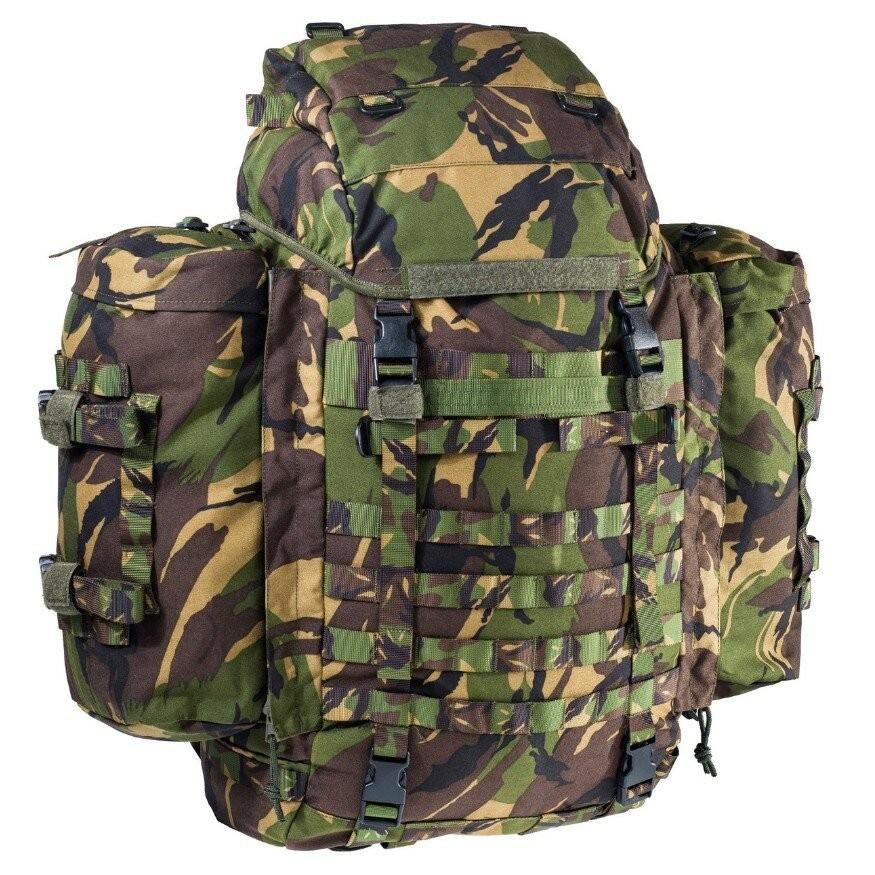 KL Landmacht Veldrugzak 80L DPM Camo + Zijtassen & Daypack, Verzamelen, Militaria | Algemeen, Ophalen