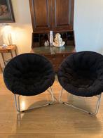 2 Design kuipstoelen fauteuils inklapbaar., Ophalen, 75 tot 100 cm, 50 tot 75 cm