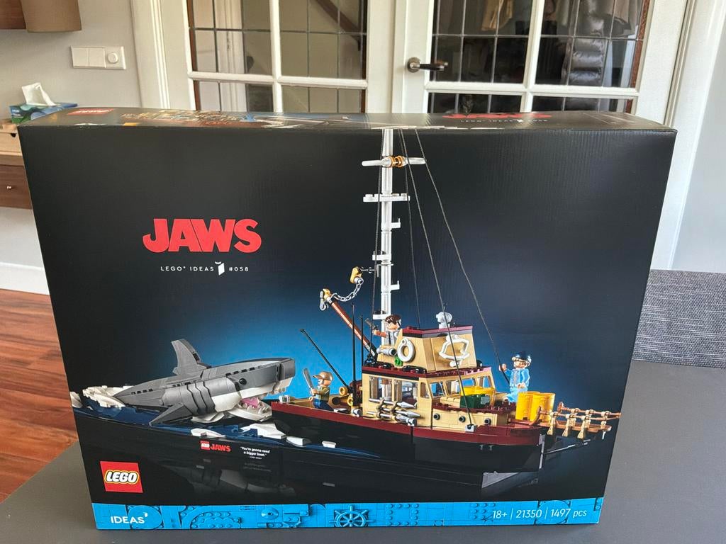 Lego Ideas 21350 Jaws - Nieuw in ongeopende verpakking., Lego, Nieuw, Ophalen of Verzenden, Ideas