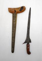 Antieke Keris Brojol Pamor Adeg Singkir Djogjakarta KAC47, Verzenden