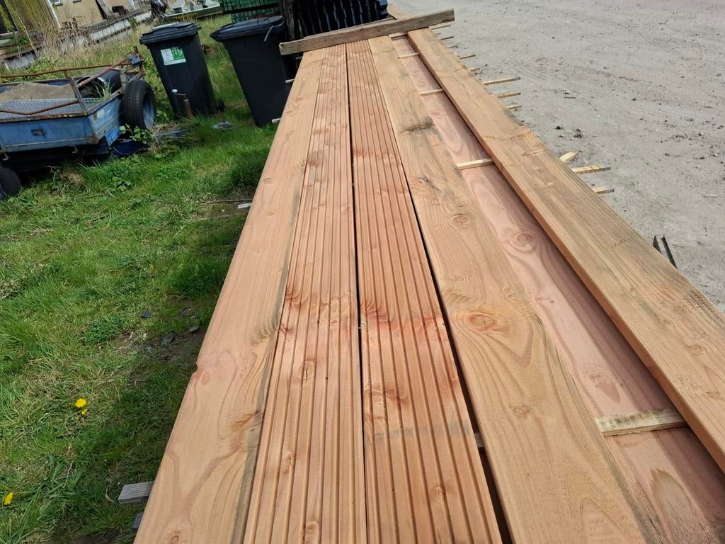 Douglas vlonderplanken 4 meter bezorgen mogelijk, Ophalen, Nieuw, A, Hout