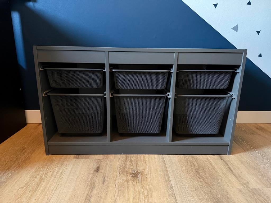Trofast ikea grijs, Ophalen, Zo goed als nieuw, 25 tot 50 cm, 50 tot 100 cm