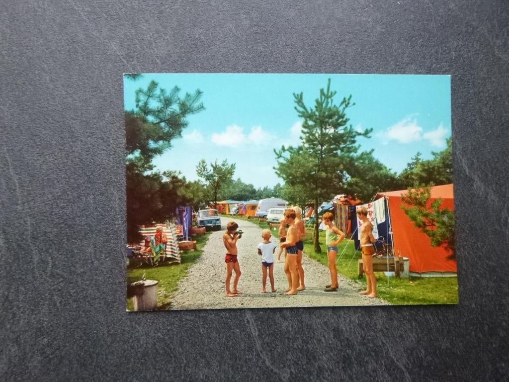Westerhoven, eurostrand  tent/auto, Verzamelen, Ansichtkaarten | Nederland, Verzenden, 1980 tot heden, Ongelopen, Noord-Brabant