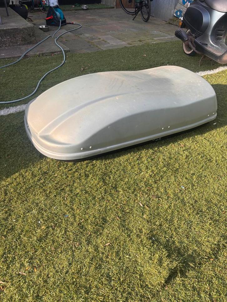 Renault Bagagedakkoffer - Ruime en Stevige Dakbox, Auto diversen, Dakkoffers, Zo goed als nieuw, Ophalen of Verzenden