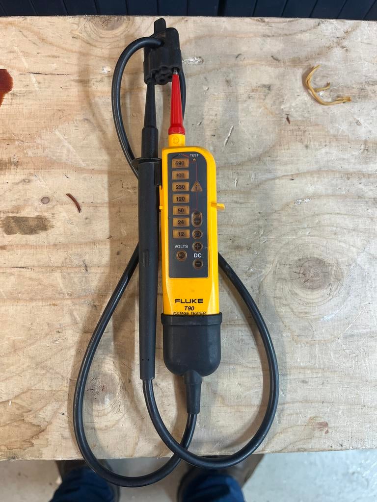 Fluke T90 Spanningstester - Betrouwbaar en Veilig, Ophalen of Verzenden, Zo goed als nieuw, Elektriciteit
