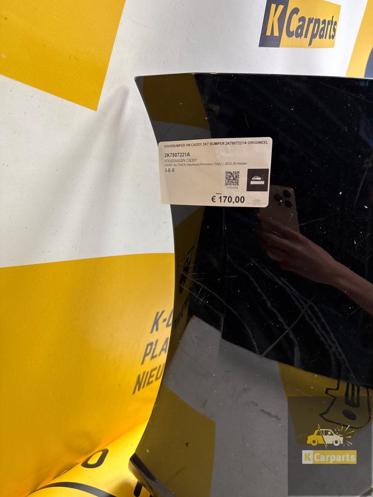 VOORBUMPER VW CADDY 2K7 BUMPER 2K7807221A Origineel, Info@fabrikant.eu, Ophalen of Verzenden, Bumper, Fabrikant BV