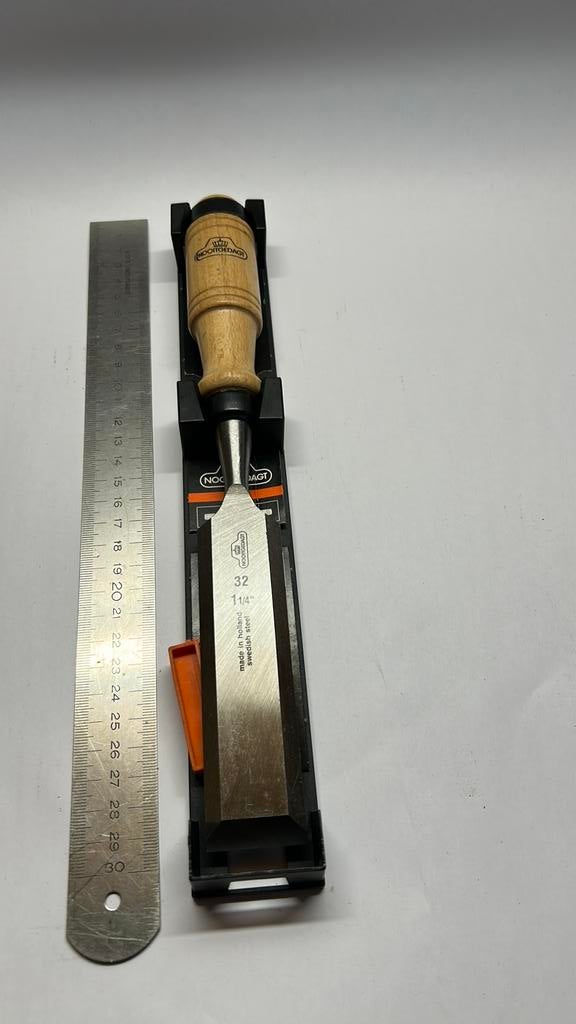 Nieuwe nooitgedagt beitel 32mm, Antiek en Kunst, Antiek | Gereedschap en Instrumenten, Ophalen of Verzenden